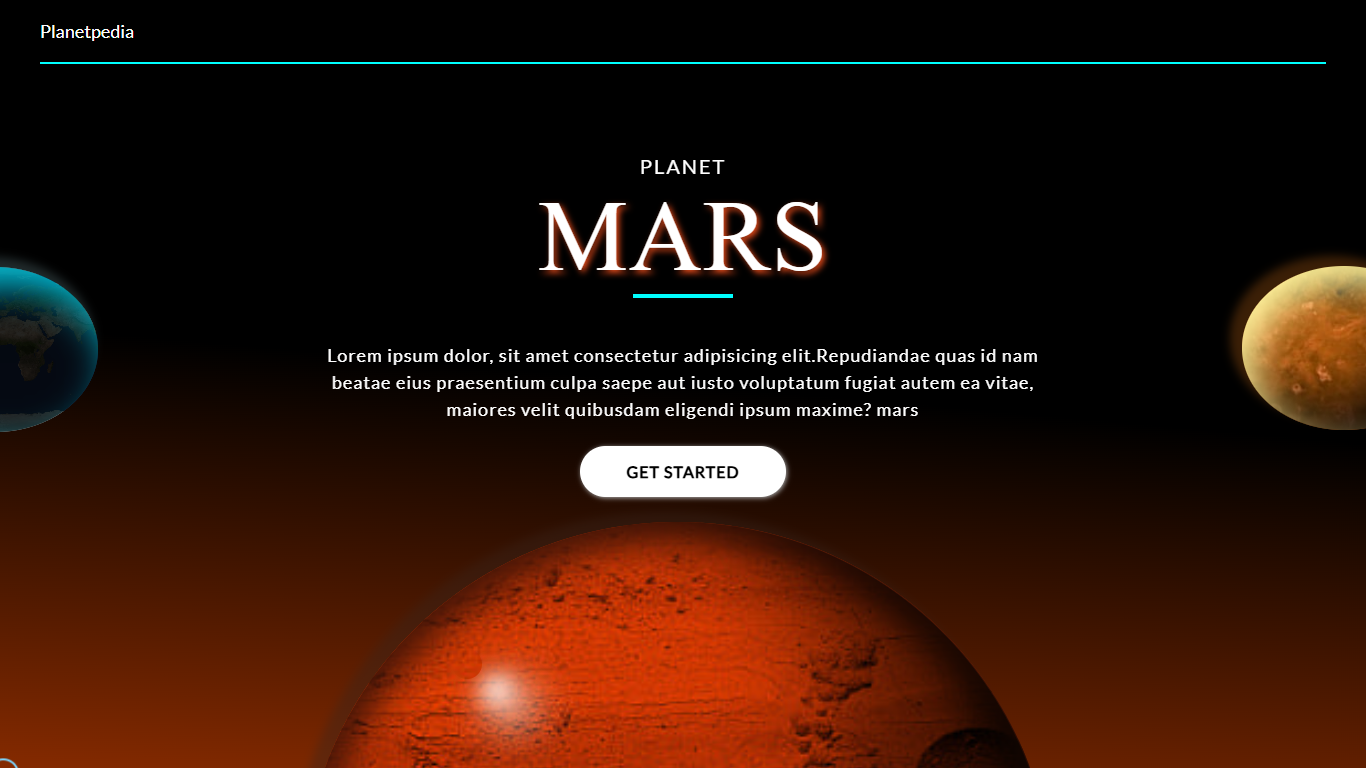 Planetpedia Website Screenshot